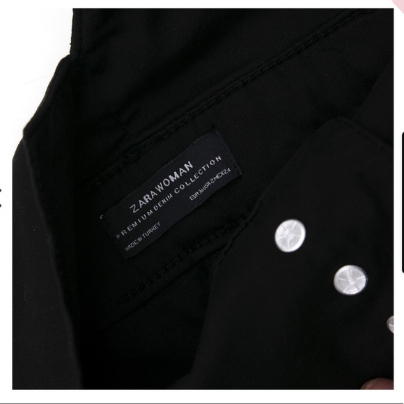 Zara High Waisted Black Trousers - Picture 4 of 7